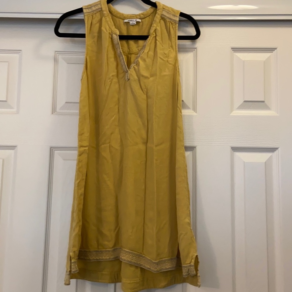 O’Neil yellow gauze tunic/coverup. Large